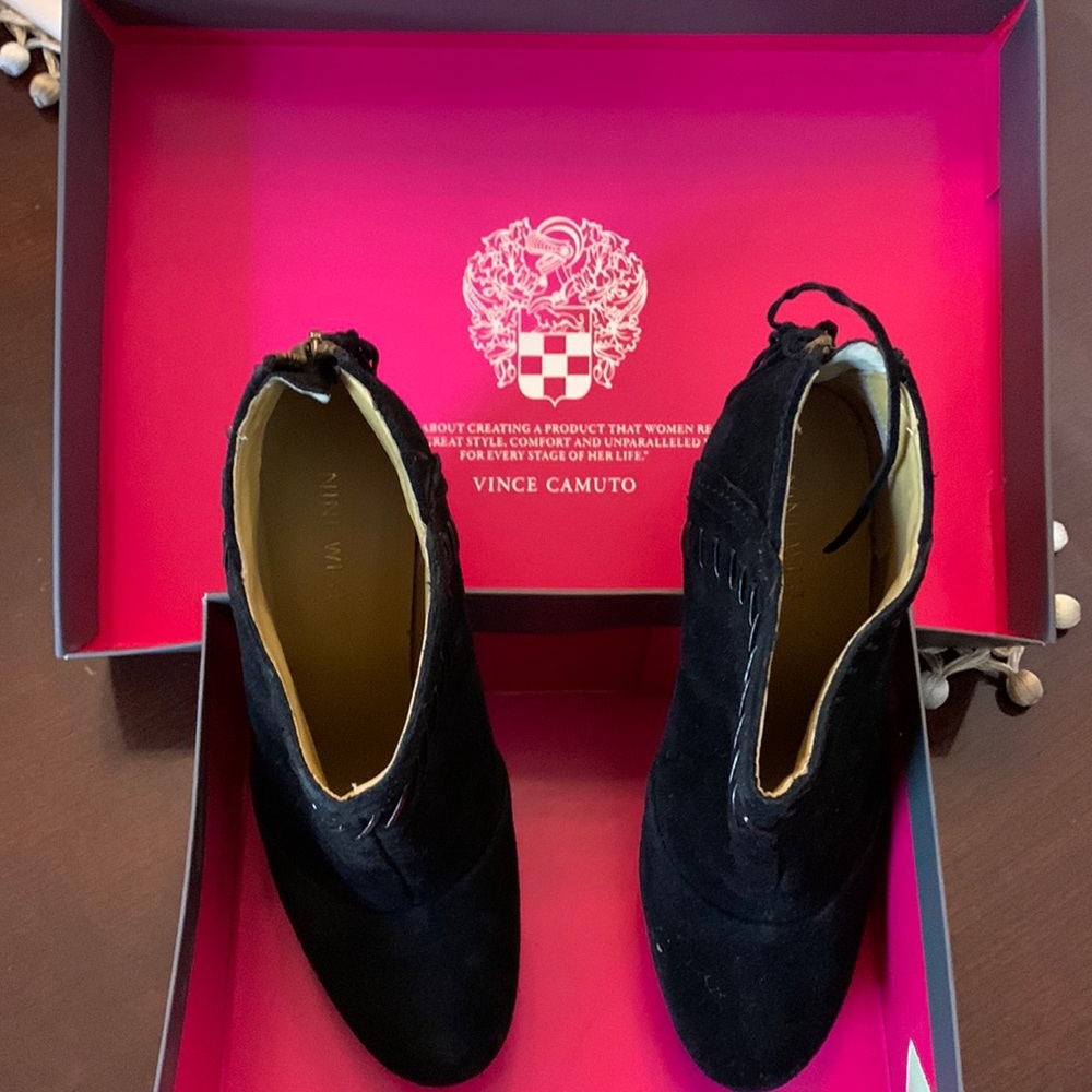 Vince Camino Black Sheep Suede boots